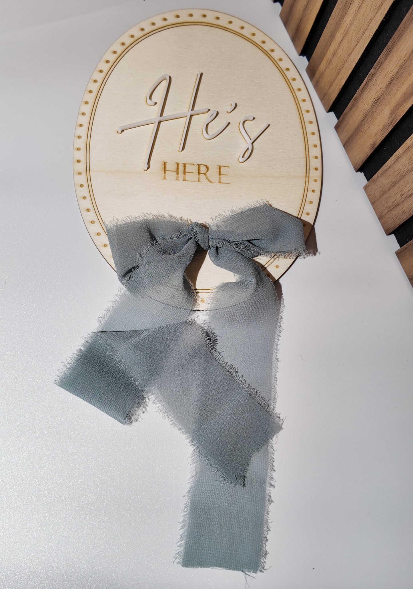 Birth Announcement Plaque