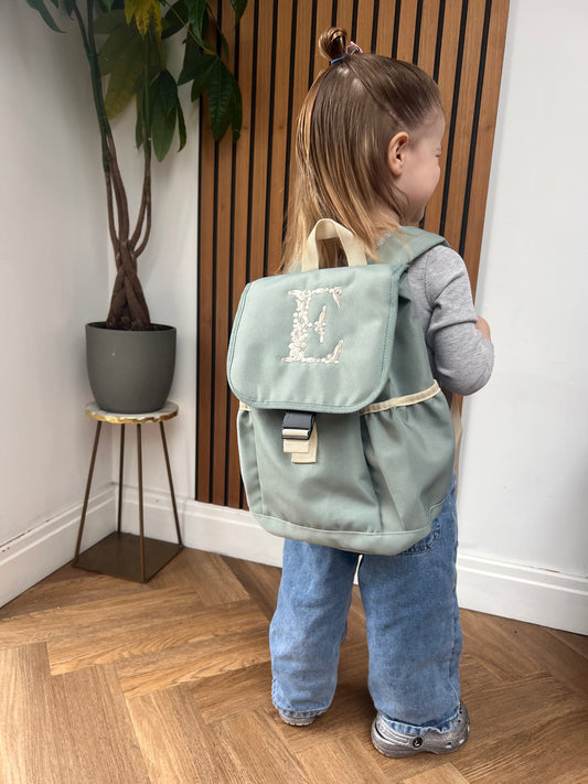 Children's Mini Backpack with Embroidered Design