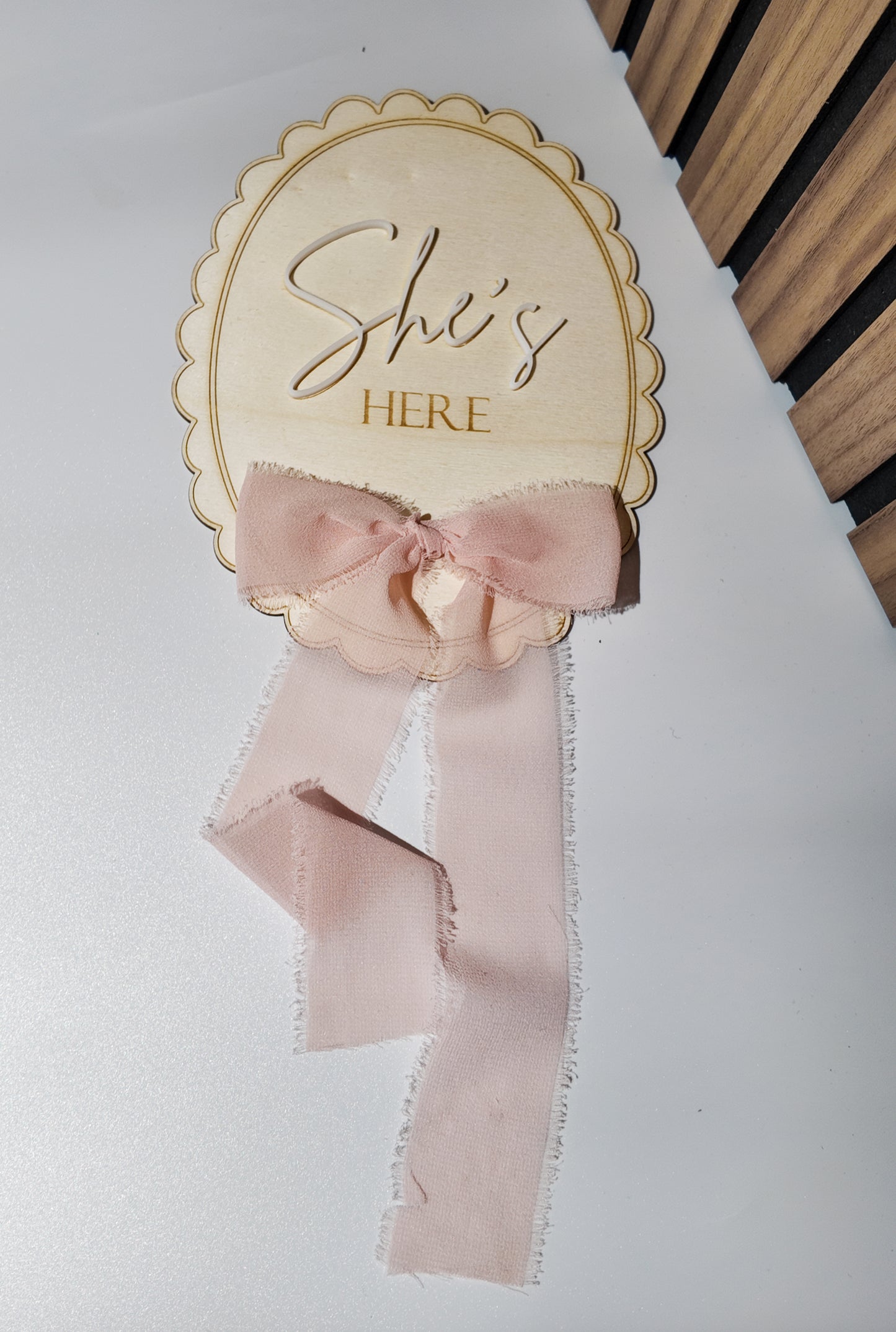 Birth Announcement Plaque